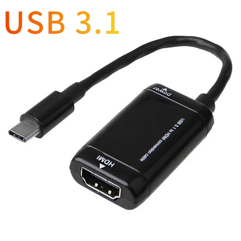1 шт., черный адаптер USB-C Type-C к USB 3,1