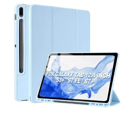 Enhanced Protective Tablet Case with Pencil Holder and Adjustable Stand - Fits Various Galaxy Tab Models