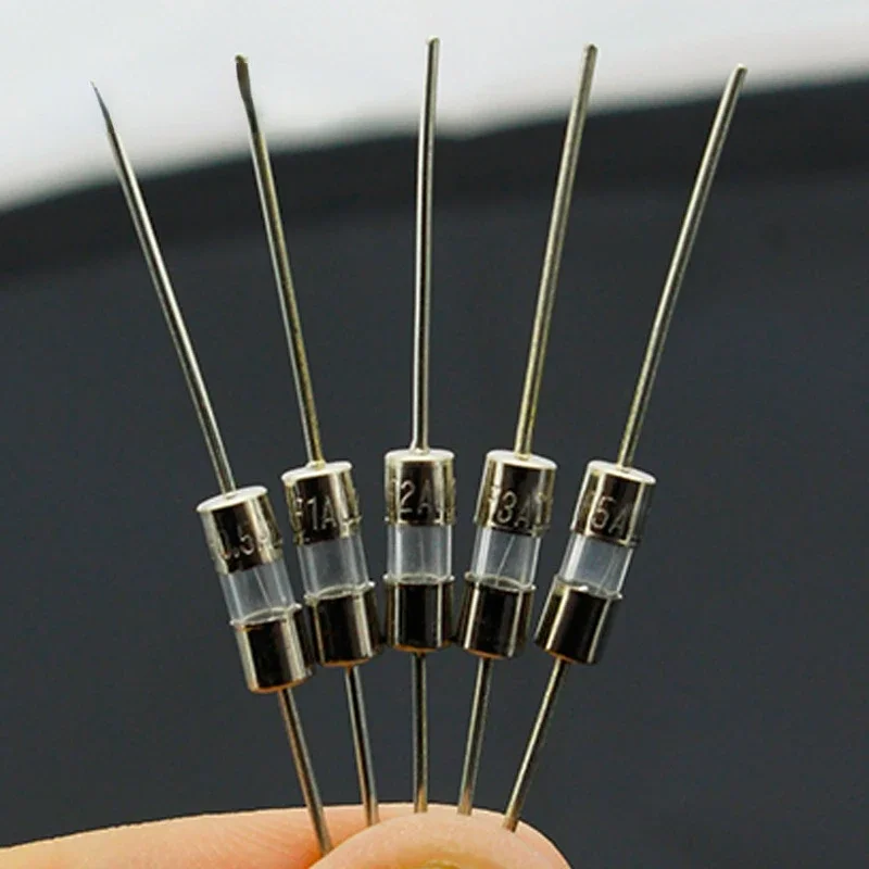 50pcs/lot 3*10mm 5 Values FUSE Assorted Kit M125 With Pin Electronic Components 0.5A 1A 2A 3A 5A