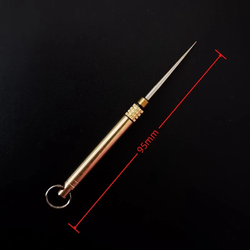 Titanium Alloy Portable Toothpick Fruit Pick Removable Toothpick Outdoor Tools 3 PCS
