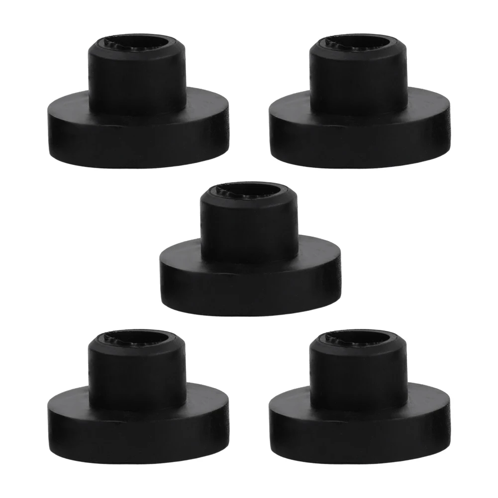 5 Piece Fuel Tank Bushing Grommets With 3/8 ID 1 1/16 OD 5/8 H For Tractor Lawn Mower Generator And Related OEM Parts