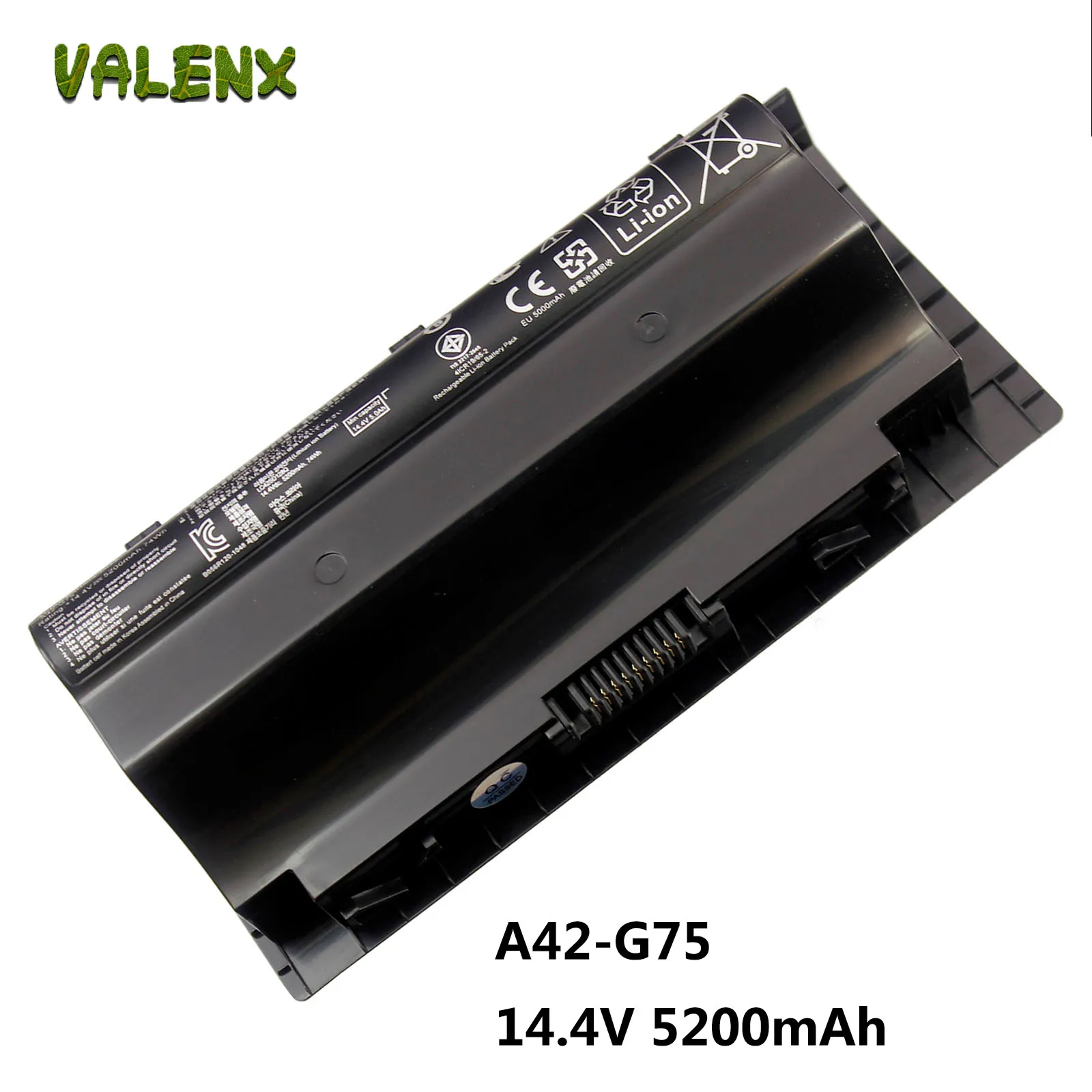Laptop Battery For Asus G75vw G75 G75vx G75v 3d A42g75 G75vm G75vw
