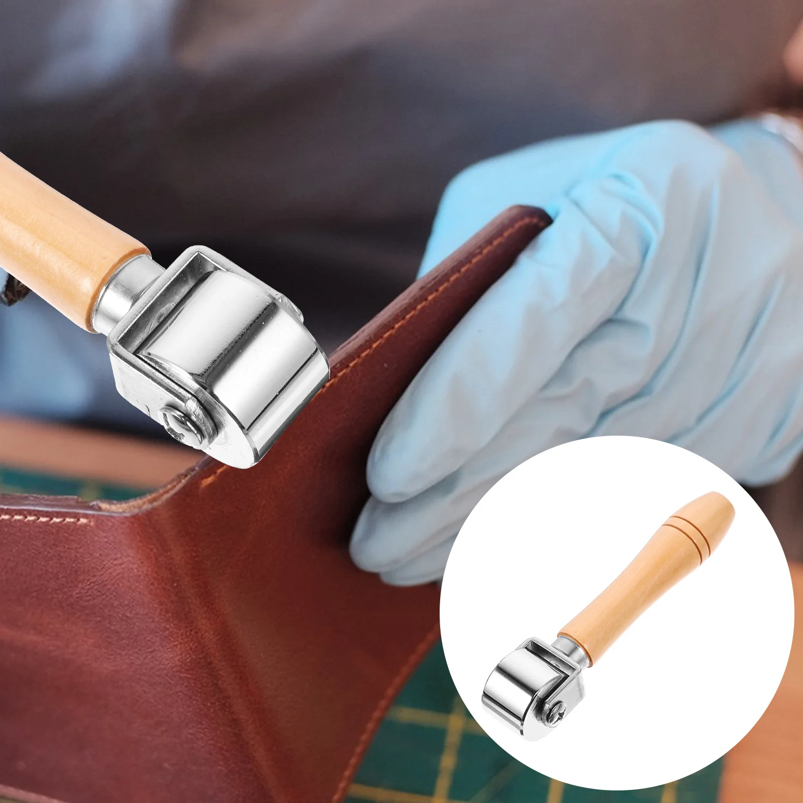 

Seam Roller Wooden Handle Pressing Roller Quilting Roller Tool Hand Tool