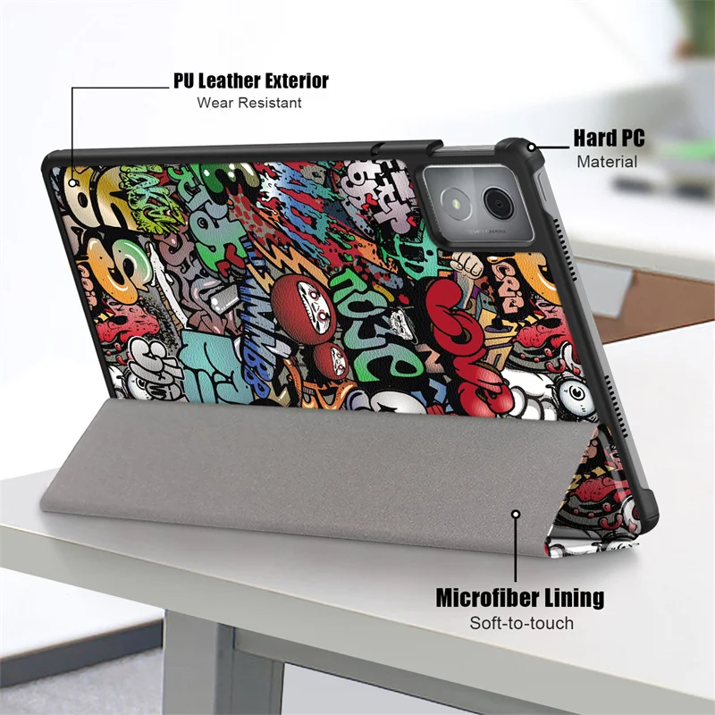 Fashion Paint Smart Leather Cover
