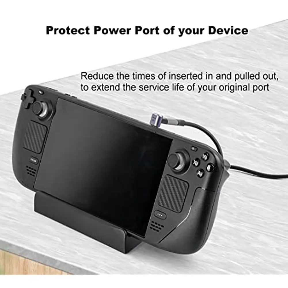 Upgraded 90 Degree Right Angle USB-C 4.0 40Gbps PD 100W 8K Male to USB-C Female Adapter Compatible for Steam Deck Switch Phone