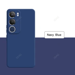 Liquid Silicone Protective Case with Camera Guard for 6.68 Smartphones - Soft, High - Quality Back Cover Accessories (Navy Blue)