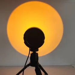 Trépied Portable droit, filet rouge, projecteur de coucher de soleil, lampe artistique LED, éclairage d'ambiance, 1 pièce 
