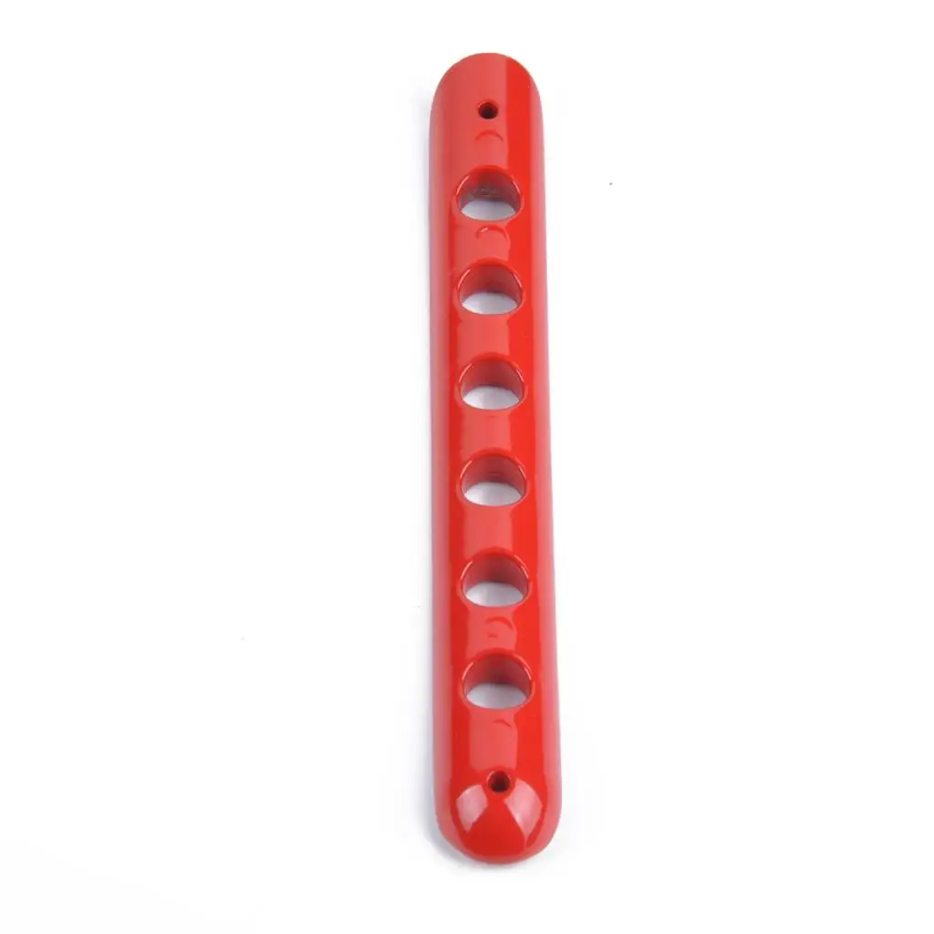 5pcs Grab Handle Inserts Cover Trim Fits for Jeep Wrangler JK 4 Doors 2007-2017 - Red