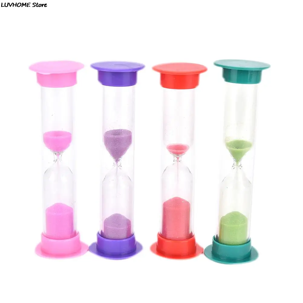 1/2/3 Minute Colorful Hourglass Sandglass Sand Clock Timers Sand Timer Shower Timer Tooth Brushing Timer Children Home Decors 4