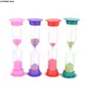 1/2/3 Minute Colorful Hourglass Sandglass Sand Clock Timers Sand Timer Shower Timer Tooth Brushing Timer Children Home Decors 4