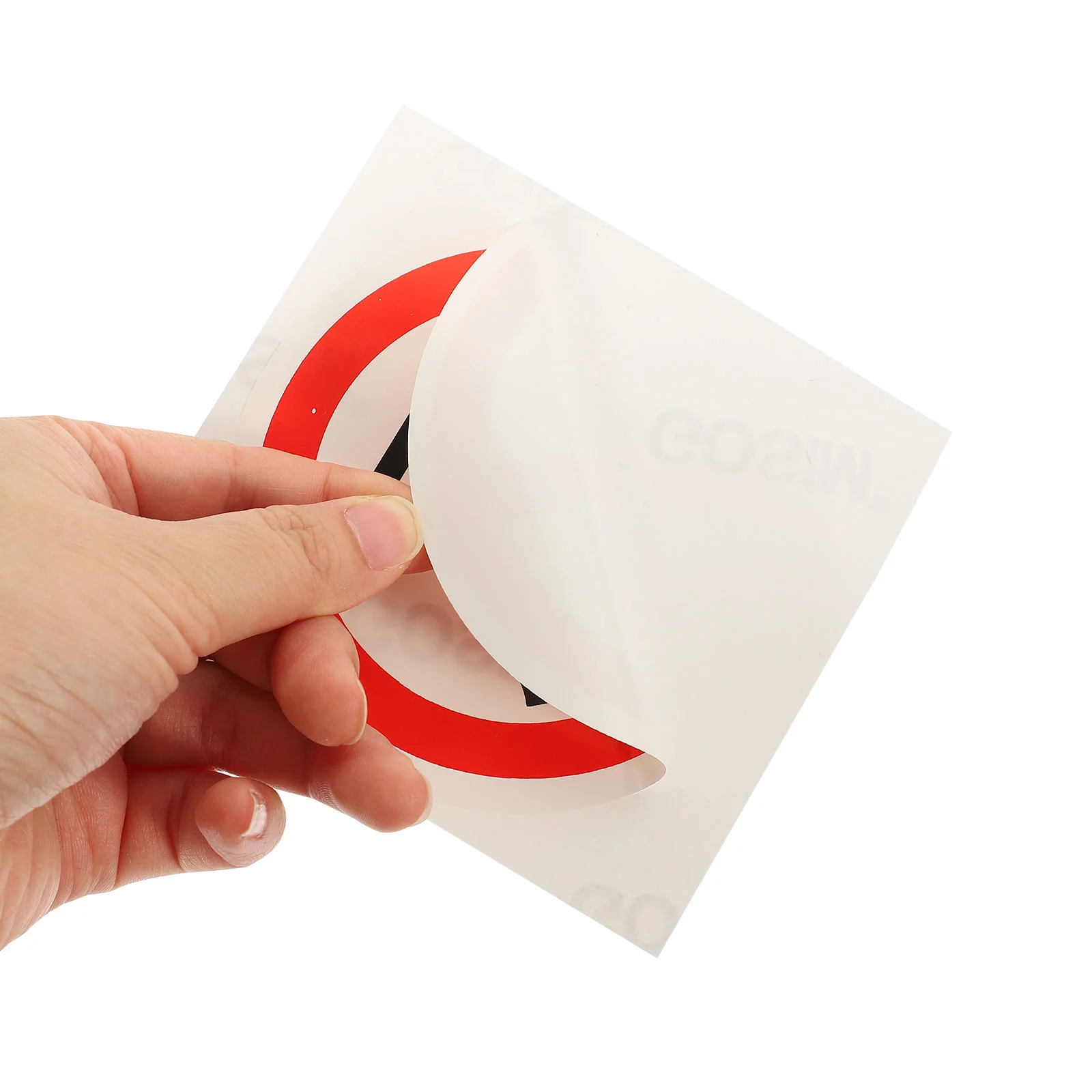 3 Pcs Warning Sticker Safety Sign Round Labels Do Not Touch Vinyl Decals Roadway Traffic Signal No Touch Danger Signs