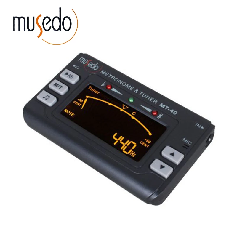 Musedo MT-40 Professional LCD Guitar Metronome and Tuner