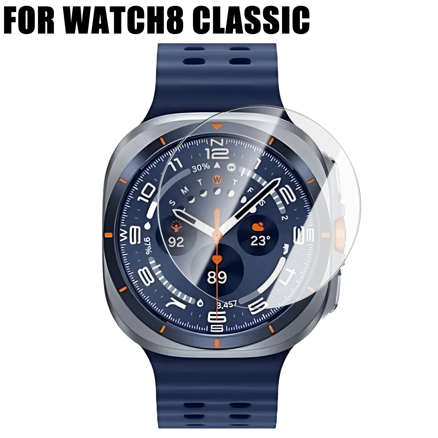 Premium Tempered Glass Screen Protectors for Smartwatches - 9H Hardness
