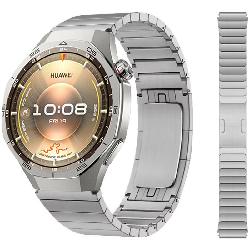 22mm Quick-Release Titanium Strap - Premium Metal Wristband