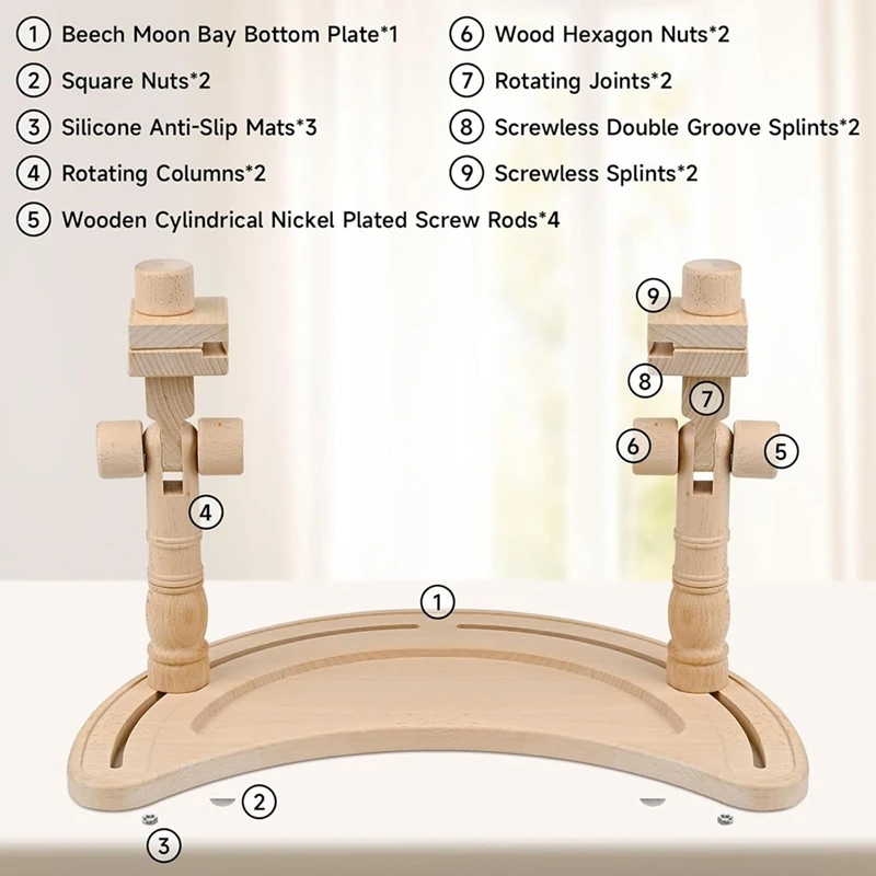 Good-Embroidery Hoop Stand Adjustable-360&deg;Rotated Embroidery Frame Stand, Embroidery Stands For Hand Work Art Craft