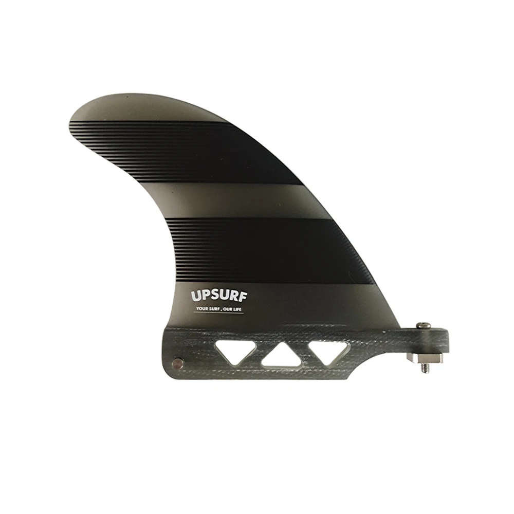 Surfboard Fin 4.5inch Center Surfing Fin For Longboard Single Gray/Clear Quilha Paddle Board SUP Board Small Central surfboard fin