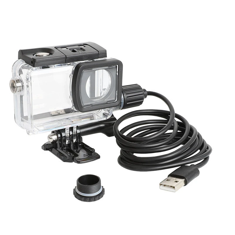 

RISE-для спортивной камеры SJCAM серии Sj8, специальный аксессуар для зарядки Sj8 Pro, водонепроницаемый чехол
