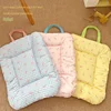 Chic Winter Pet Sleep Pad Dog & Cat Mats  Colorful with Bow Print Soft Cushion, Cute Kitty Nest Non-Slip Washable Cat Mat 2