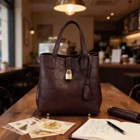 CH Embossed Ladies Crossbody Bag Letter Printing Design Ladies Handbag Large Capacity Tote Bag Elegant Temperament Ladies Should - Image 5