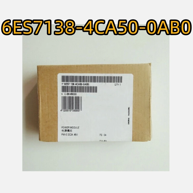 

New 6ES7 138-4CA50-0AB0 6ES7138-4CA50-0AB0 power module, one-year warranty, fast delivery