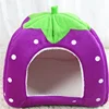 Strawberry Shape Cat Bed House Kennel Nest Sleeping Bag Puppy Pet For Small Dogs Sofa Mat Cushion Cat Pet Supplies Cama Gato 5