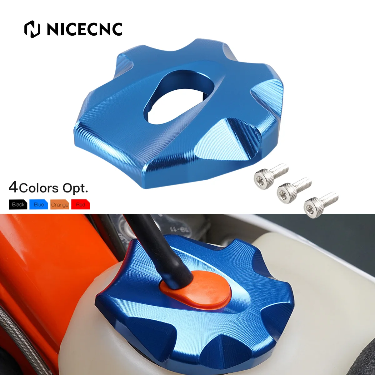 

NiceCNC Fuel Tank Cap Case Cover Guard for Husqvarna FE TE TX FX 125 250 300 350 400 450 501 2014-2023 TC65 2017-2022 EXC EXCF