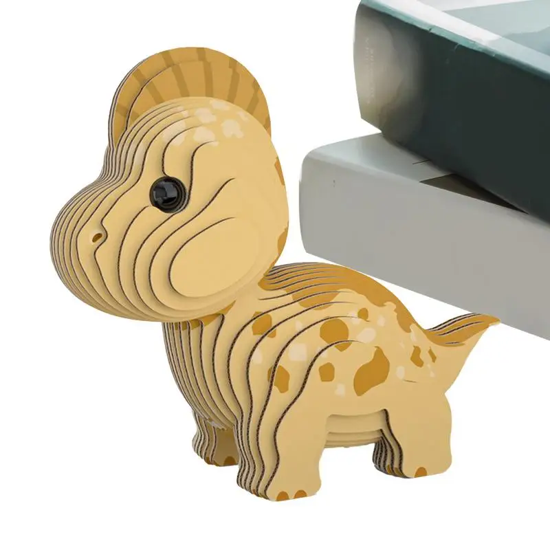 

Динозавр, 3D пазл, коротозавр, Сварочная игрушка, динозавр, обучающая игра, Обучающие игрушки, Монтессори, ручной глаз