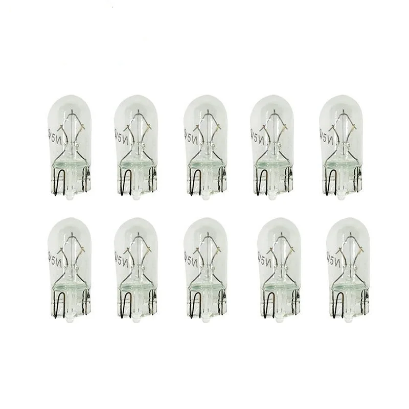 

2000Pcs White T10 W5W 501 194 Clear Signal Lamp Glass 12V 5W W2.1x9.5d Single Filament Car Bulb Auto Light