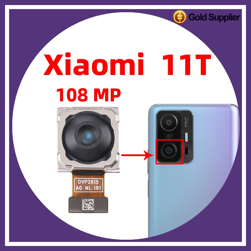 Original For Xiaomi 11T Mi 11T 5g 108MP Back Main Camera Repair