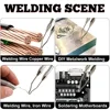180W Soldering Iron 220V EU Industrial Grade Rapid Heat Welding Tool, Professional Soldering Gun, Home Electric Welding Machine 6
