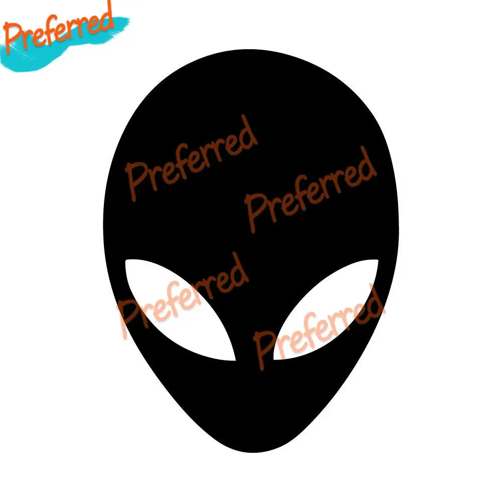 Alien Head Ufo Aliens Et Martian Car Decalcomanie Car Window Paraurti Laptop Caschi Moto Tronco Racing Vinile Surf Camping Decalcomanie