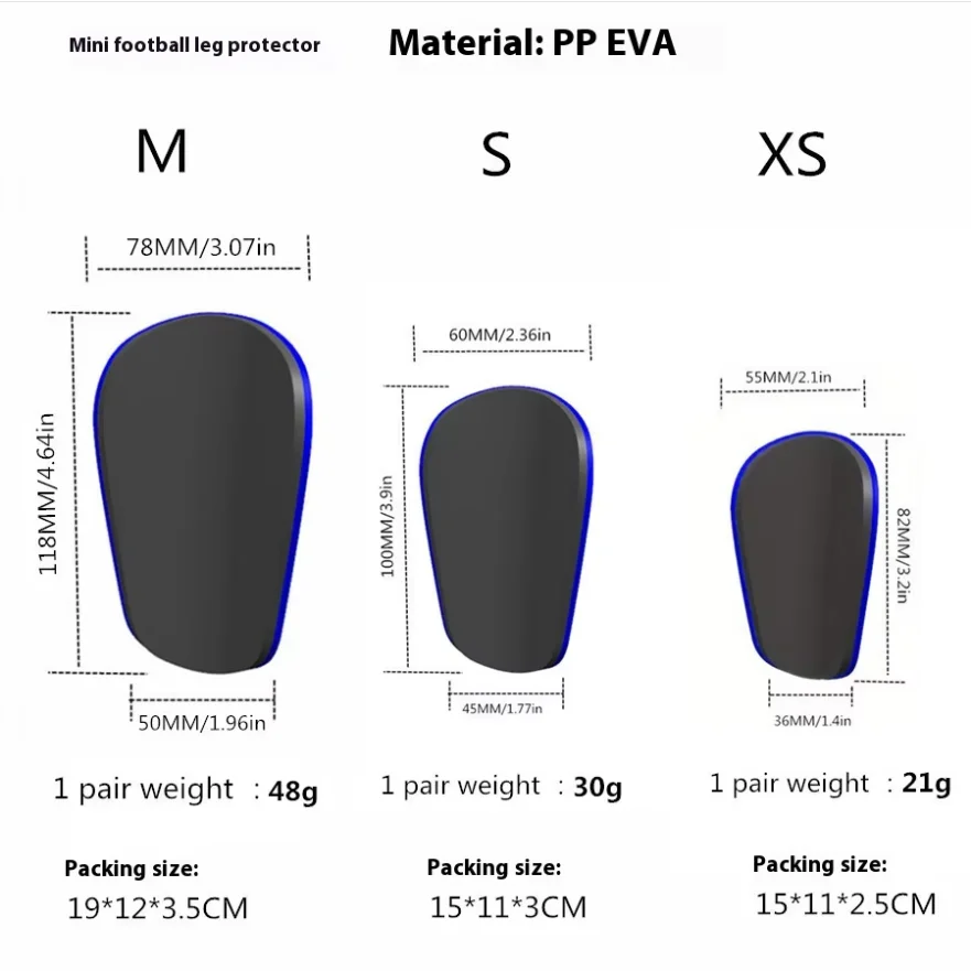 1Pair Soccer Leg Pads For Kids And Adults Mini Training Shin Pads For Soccer Training Equipment Shin Pads For Feet Shin Guard