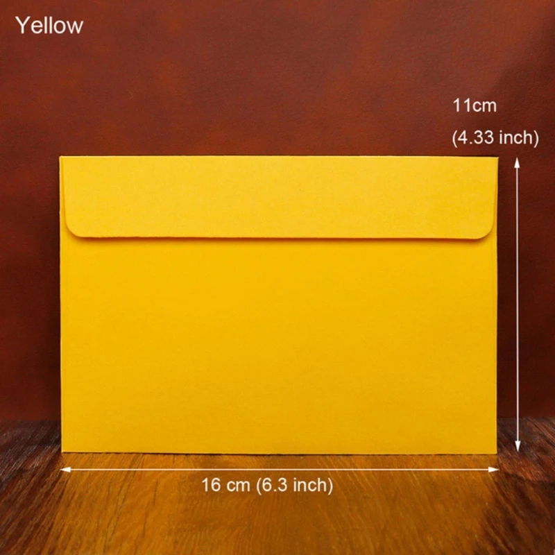 Invitation Envelopes letter Papers Envelope 6'' x 4'' Wedding Holiday Birthday Greeting Card 10PSC/Pack