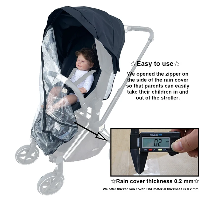 Pockit Plus Rain Cover For Gb Pockit Stroller Brogtorl Stroller