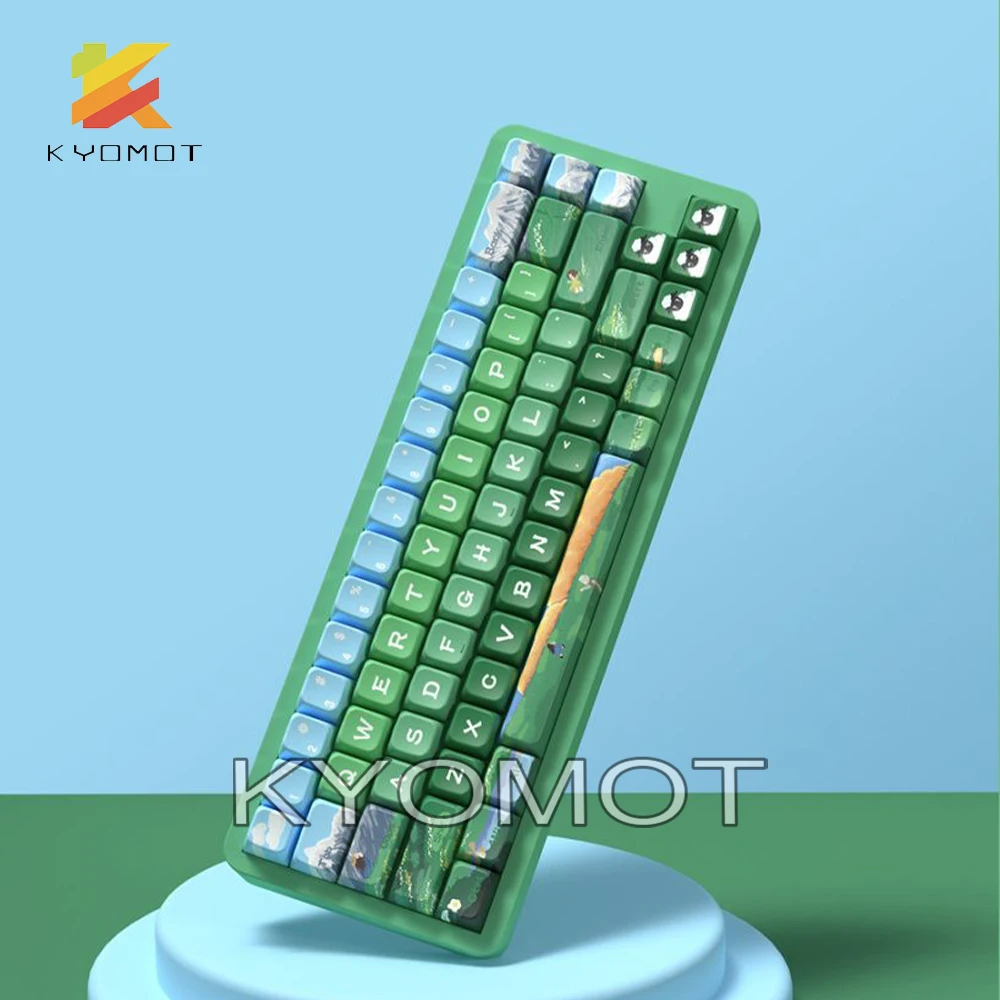 Kyomot-teclado Mecânico Personalizado Teclas das Chaves Perfil das Chaves Layout Iso Pbt Sub Dye For mx Switch Faça Você Mesmo 158 Chaves - Imagem 2