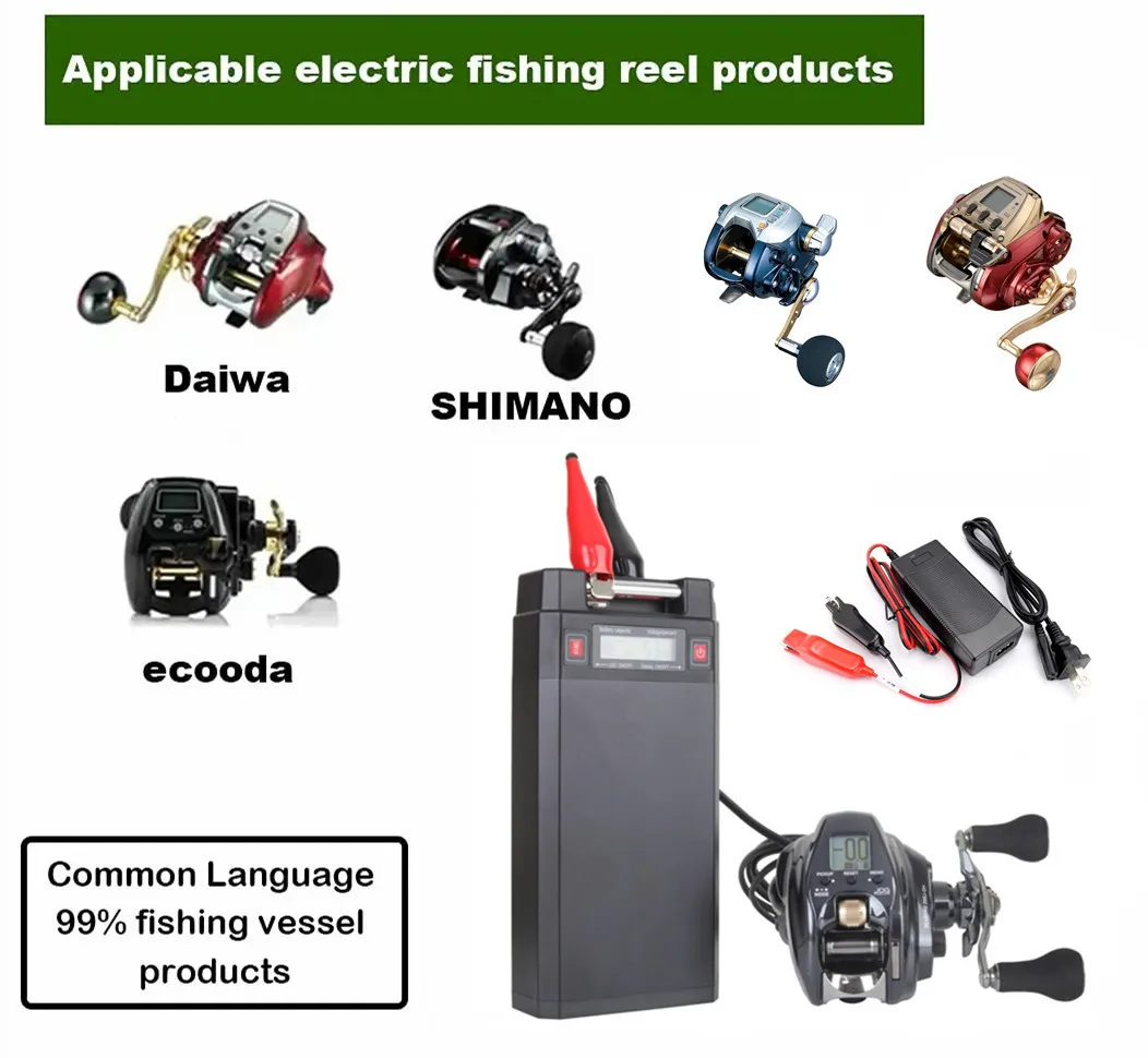 Full Capacity Rechargeable 14.8v 25000mAh GN25F Electric Fishing Reel Battery