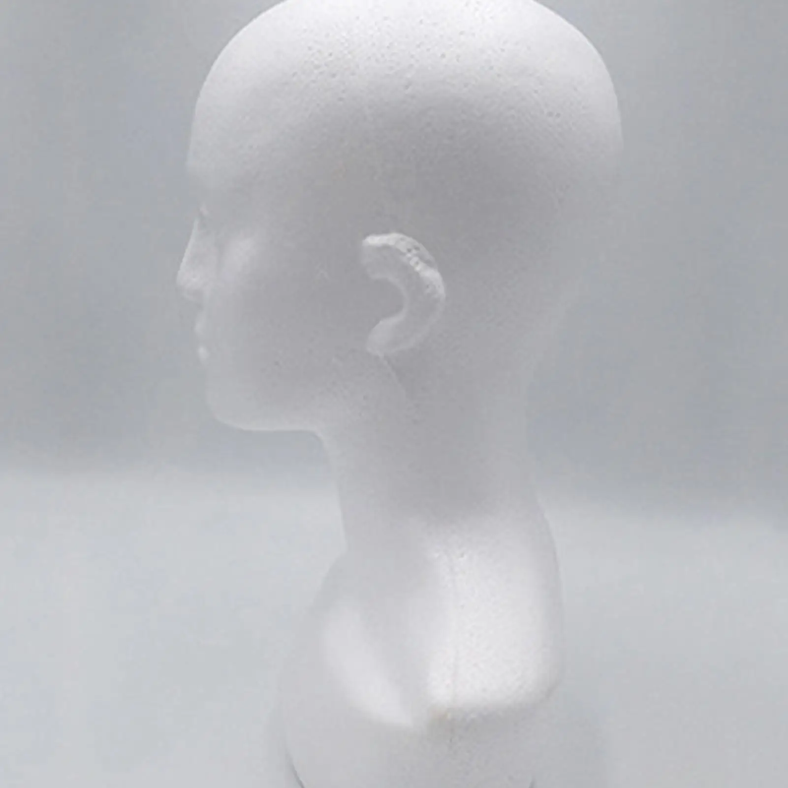 1pcs white Foam Male Display Mannequin Head Dummy Wigs Hat Scarf Stand Model