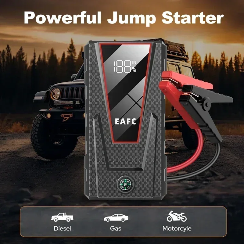 Car Jump Starter 2000A Portable Car Battery Booster Charger