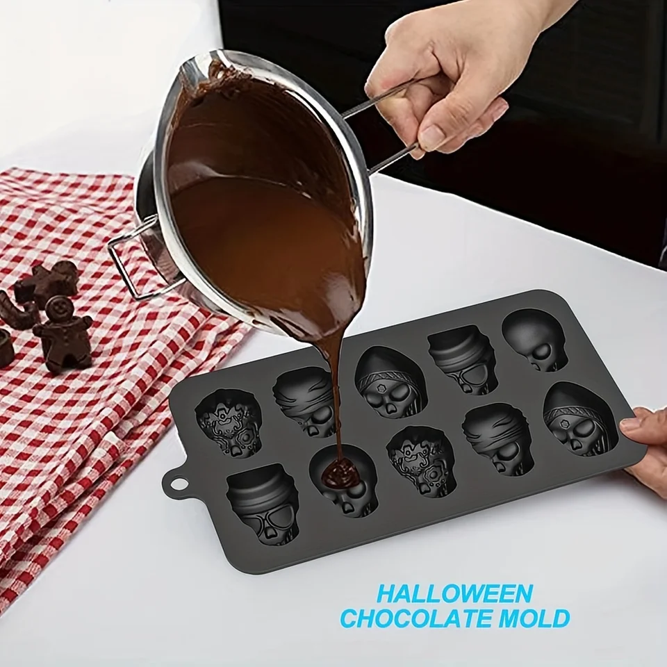 Vassoio per cubetti di ghiaccio in silicone senza BPA con stampo natalizio creat