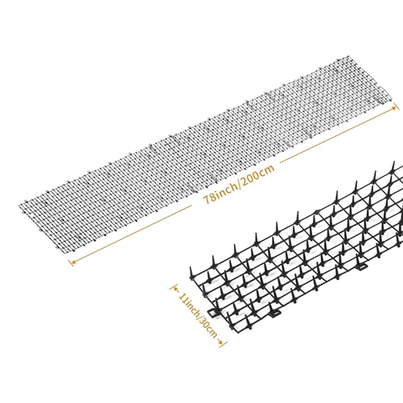 Cat Dog Mat With Spikes, Cat Dog Animal Spikes Repellent Deterrent Mat, Indoor Cat Outdoor Mat For Garden, 150X30cm 6