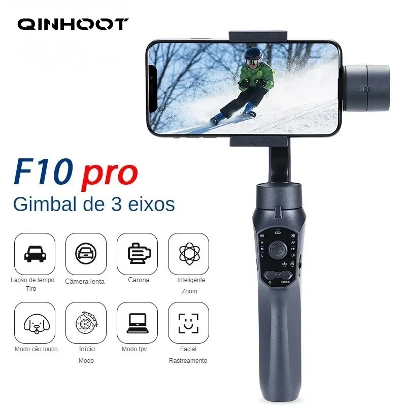 3 Axis Gimbal Stabilizer for Smart Phones, APP supported Face tracking, Wheel Zooming, Auto Shot Panoramic Photos