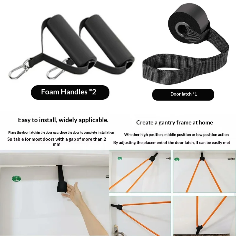 Enhanced Fitness Resistance Bands Set for Home Workouts and Training