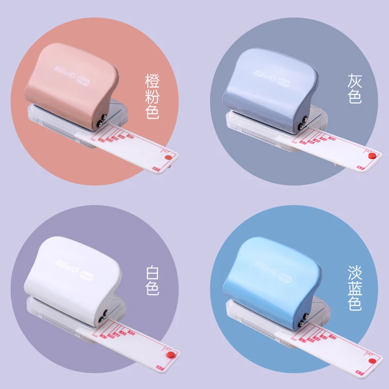 DIY Hole Puncher Handheld Metal Loose Leaf Hole Punch Handmade Paper Puncher A5 B5 A6 A7 3Hole 6Hole 9Hole For Office