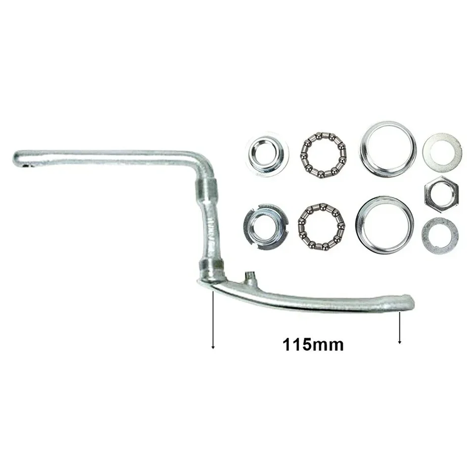 Foro quadrato Bicicletta Movimento Centrale Asse Set con Coppe Cuscinetto Telaio In Metallo Bici Guarnitura Componente Parti di Ricambio per Strada Mountain Bike