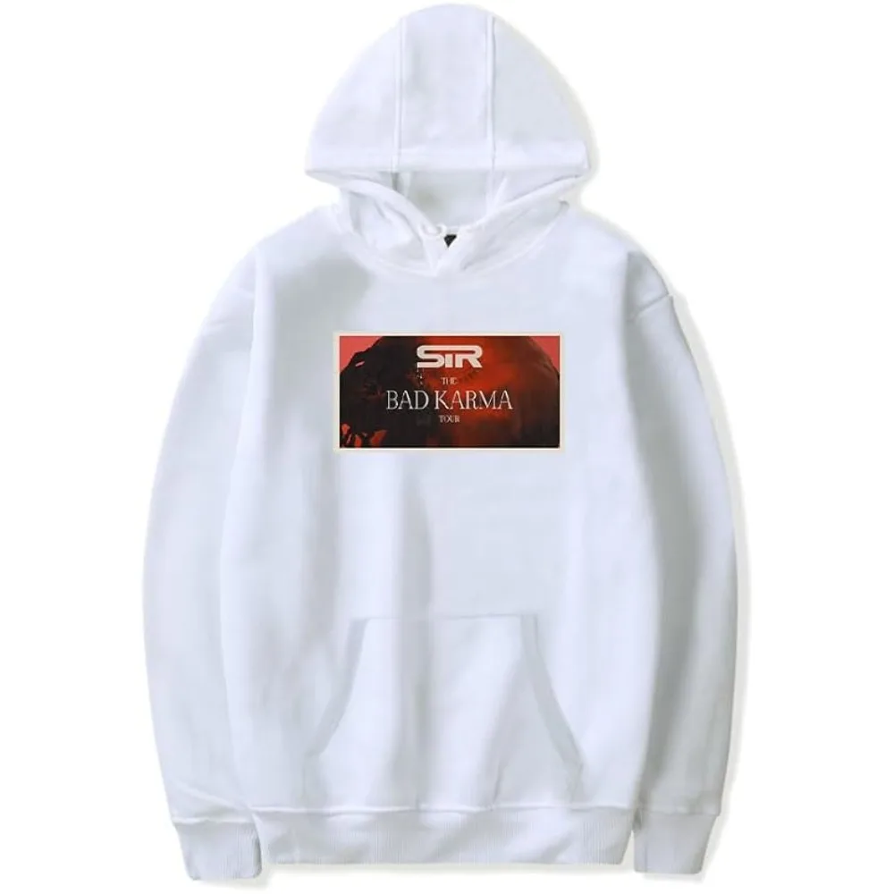 thumbnail image 1 of Sudadera con capucha SiR The Bad Karma Tour 2024 para hombre y mujer, unisex, de manga larga, para invierno, ropa de calle con capucha, 1 of 5