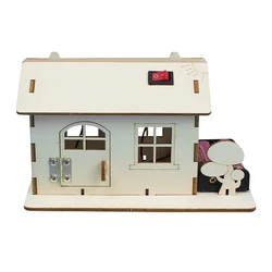 STEM DIY Physical Science Experiment Kit for Kids - Educational Electronic Circuit Building Set (1PCS)
