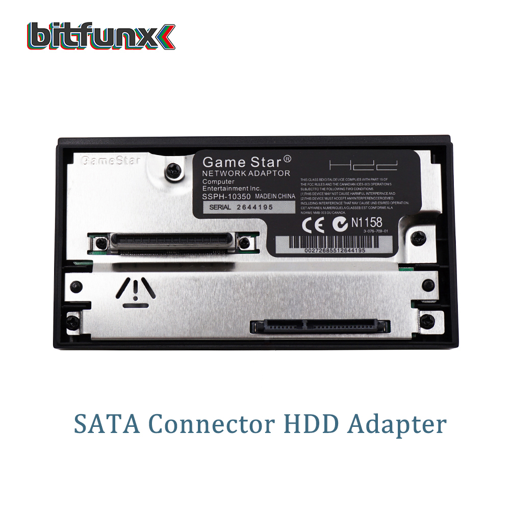 BitFunx GameStar SATA Adapter Compatible 2.5 or 3.5 Inches HDD Hard Drive for  Playstation2 PS2 Game Console