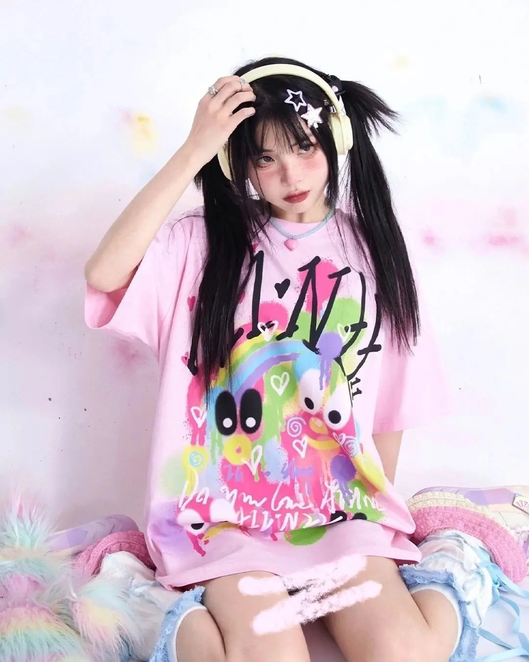 kyo. ちびぬい用 2025ツアT風トップス 2枚 Y☆様専用 ちびぬい服 2025ツアーT風 2枚 - メルカリ