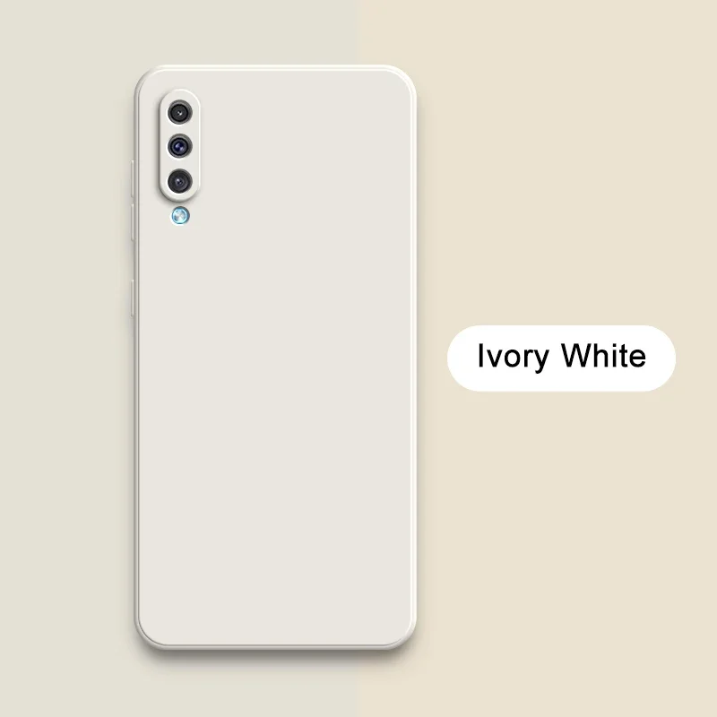 Luxury Square Liquid Phone Case - Soft Silicone 360° Protective Shockproof Cover