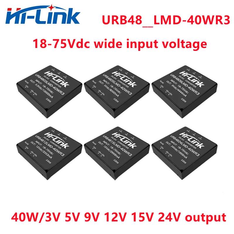 

Бесплатная доставка, Лидер продаж, изолированный выходной Интеллектуальный преобразователь 40 Вт, 48 В до 3 в, 5 В, 9 В, 12 В, 15 В, 24 В, модуль источника питания для освещения, IC Buck